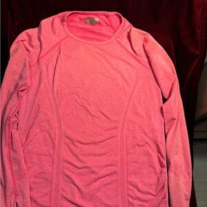 Athleta Pink Long Sleeve Active Top